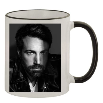 Ben Affleck 11oz Colored Rim & Handle Mug