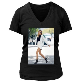 Blake Lively Women's Deep V-Neck TShirt