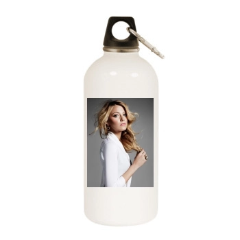 Blake Lively White Water Bottle With Carabiner