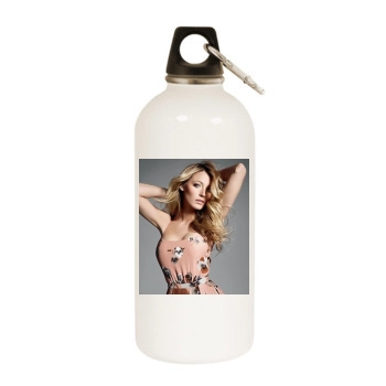 Blake Lively White Water Bottle With Carabiner