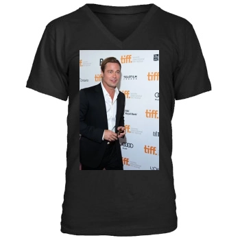 Brad Pitt Men's V-Neck T-Shirt