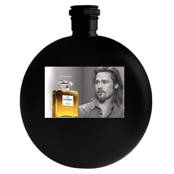 Brad Pitt Round Flask