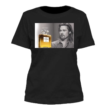 Brad Pitt Women's Cut T-Shirt