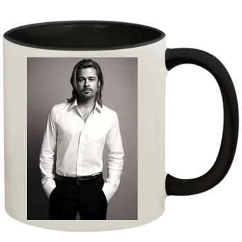 Brad Pitt 11oz Colored Inner & Handle Mug