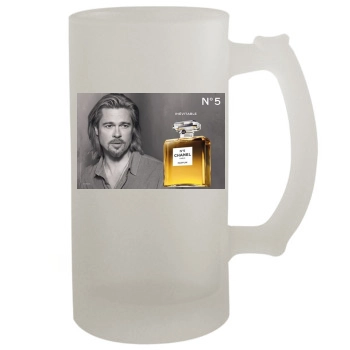 Brad Pitt 16oz Frosted Beer Stein