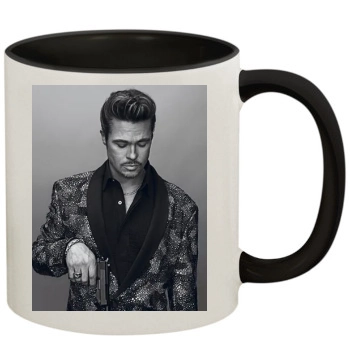 Brad Pitt 11oz Colored Inner & Handle Mug