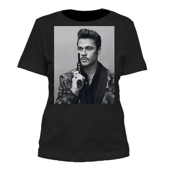 Brad Pitt Women's Cut T-Shirt