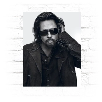 Brad Pitt Metal Wall Art