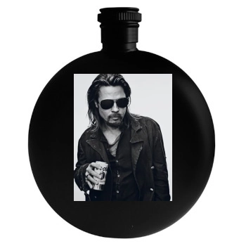 Brad Pitt Round Flask