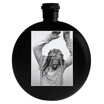 Brad Pitt Round Flask