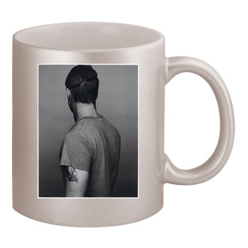 Brad Pitt 11oz Metallic Silver Mug