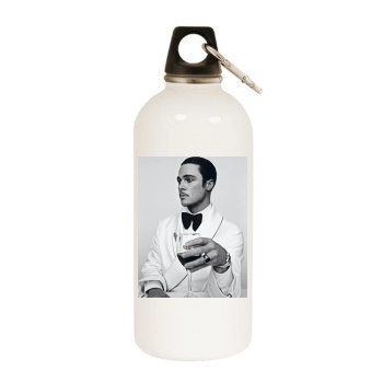 Brad Pitt White Water Bottle With Carabiner