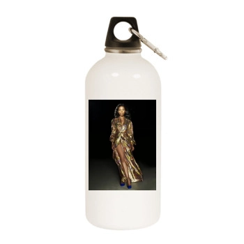 Brandy Norwood White Water Bottle With Carabiner