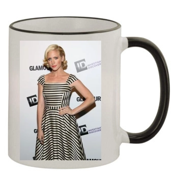 Brittany Snow 11oz Colored Rim & Handle Mug