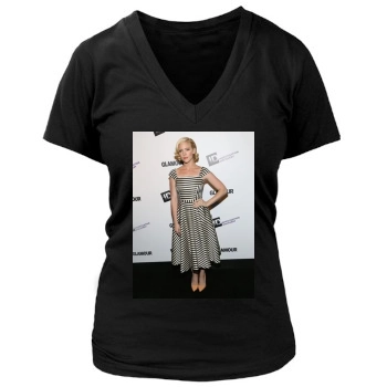 Brittany Snow Women's Deep V-Neck TShirt