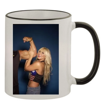 Brooke Hogan 11oz Colored Rim & Handle Mug