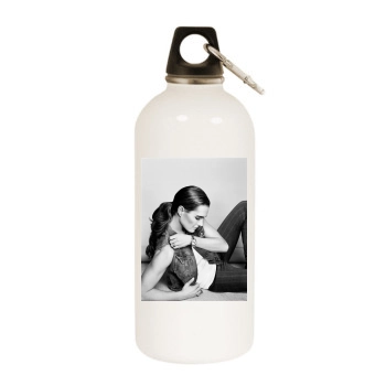 Brooke Shields White Water Bottle With Carabiner