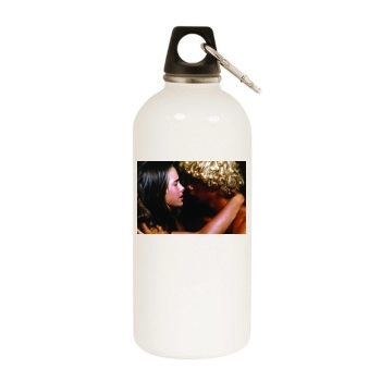 Brooke Shields White Water Bottle With Carabiner