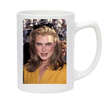 Brooke Shields 14oz White Statesman Mug