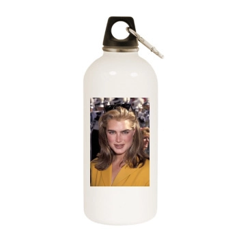 Brooke Shields White Water Bottle With Carabiner