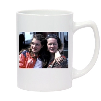 Brooke Shields 14oz White Statesman Mug