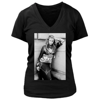 Brooklyn Decker Women's Deep V-Neck TShirt