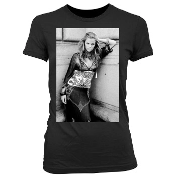 Brooklyn Decker Women's Junior Cut Crewneck T-Shirt