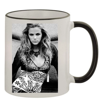 Brooklyn Decker 11oz Colored Rim & Handle Mug