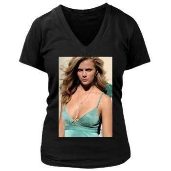 Brooklyn Decker Women's Deep V-Neck TShirt