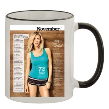 Brooklyn Decker 11oz Colored Rim & Handle Mug