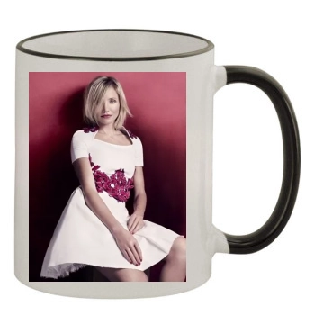 Cameron Diaz 11oz Colored Rim & Handle Mug