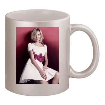 Cameron Diaz 11oz Metallic Silver Mug