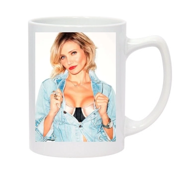 Cameron Diaz 14oz White Statesman Mug