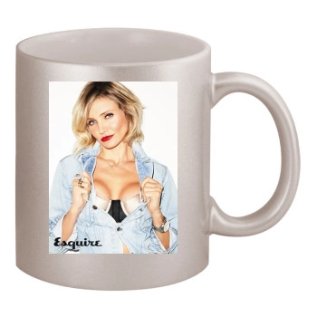 Cameron Diaz 11oz Metallic Silver Mug