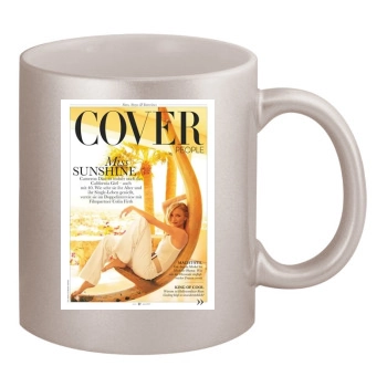 Cameron Diaz 11oz Metallic Silver Mug