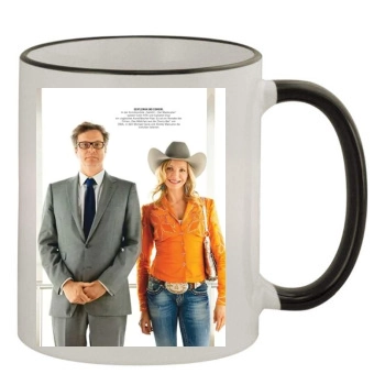 Cameron Diaz 11oz Colored Rim & Handle Mug