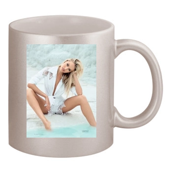 Candice Swanepoel 11oz Metallic Silver Mug