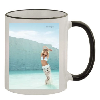 Candice Swanepoel 11oz Colored Rim & Handle Mug