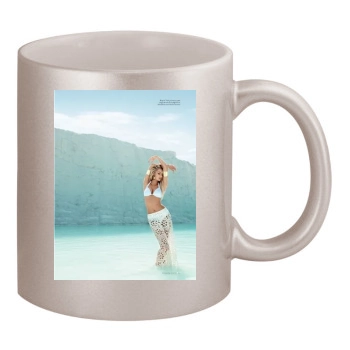 Candice Swanepoel 11oz Metallic Silver Mug