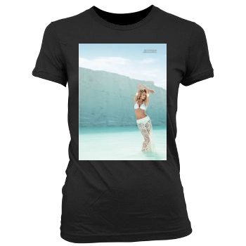 Candice Swanepoel Women's Junior Cut Crewneck T-Shirt