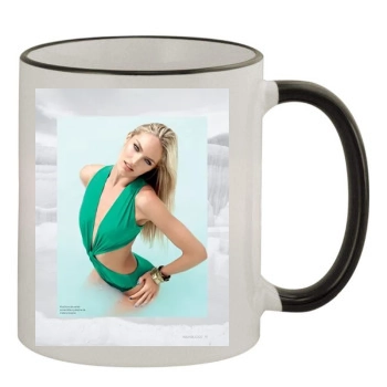 Candice Swanepoel 11oz Colored Rim & Handle Mug