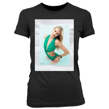 Candice Swanepoel Women's Junior Cut Crewneck T-Shirt