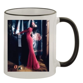 Candice Swanepoel 11oz Colored Rim & Handle Mug