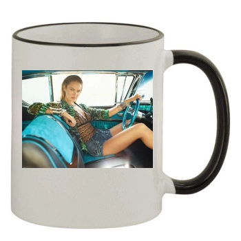 Candice Swanepoel 11oz Colored Rim & Handle Mug