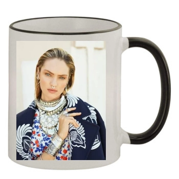 Candice Swanepoel 11oz Colored Rim & Handle Mug