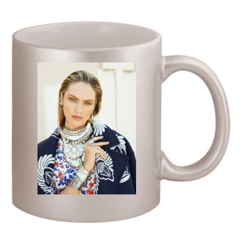 Candice Swanepoel 11oz Metallic Silver Mug