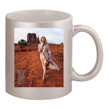 Candice Swanepoel 11oz Metallic Silver Mug