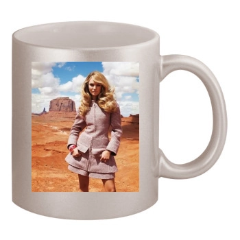 Candice Swanepoel 11oz Metallic Silver Mug