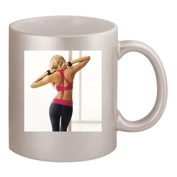 Candice Swanepoel 11oz Metallic Silver Mug