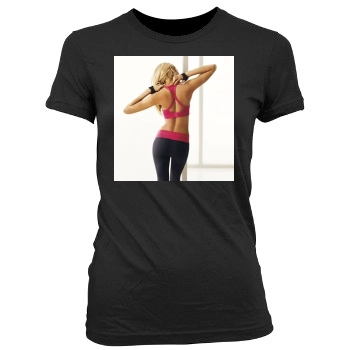 Candice Swanepoel Women's Junior Cut Crewneck T-Shirt